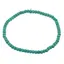 Bratara din Turcoaz verde mat 4mm, pe elastic, 19cm