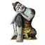 Decoratiune din lemn Buddha dormind