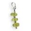 Pandantiv din Peridot discuri fatetate, bumbi si argint 925, 5-6mm