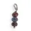Pandantiv din Rubin si Safir discuri cu argint 925, 6mm