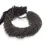 Sirag Cuart fumuriu sfere fatetate 3mm, 32-33cm