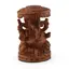 Statueta Feng Shui Ganesha din lemn, 8cm