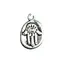 Accesoriu din metal Hamsa gravata