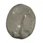 Piatra terapeutica Worry stone Howlit, 30-40mm