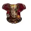 Statueta Ganesha rosu