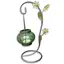 Suport lumanare cu borcan verde plat