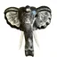 Statueta din lemn Elefant, gri