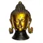 Statueta din bronz si alama Capul lui buddha