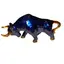 Statueta feng shui premium Bivol, albastru