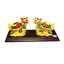 Statueta feng shui cu doua testoase dragon cu un pui in spate