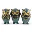 Statuete Feng Shui set trei bufnite, nu vezi raul, nu auzi raul, nu rostesti raul