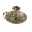 Suport lumanare stalp, din metal vintage, 5cm x 2,5cm