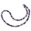 Colier Agat mov discuri fatetate 6mm si sfere fatetate 4mm