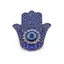 Magnet Hamsa albastra si Ochi protector, 5cm