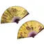 Evantai pliabil din lemn de bambus, diverse modele - 48cm x 26,5cm