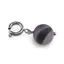 Pandantiv / Breloc cu Agat mov mat sfera, 10mm