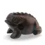 Figurina broasca vintage din lemn sculptat manual, 11cm