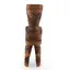 Statueta tiki vintage din lemn sculptat manual, model polinezian, 20cm