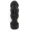Bust african barbat vintage din lemn sculptat manual, 12,5cm 