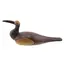Figurina pasare cu cioc lung vintage din lemn sculptat manual, 27cm