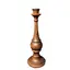 Sfesnic din lemn masiv vintage, model turn clasic, 23,5cm