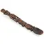 Lingura decorativa vintage din lemn sculptat manual, cu maner in forma de barbat, 35cm