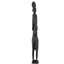 Statueta africana vintage din lemn sculptat manual, femeie purtand cos pe cap, 46cm