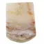 Placa decorativa vintage din onix, finisaj natural, 9cm