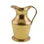 Carafa vintage din alama cu gat evazat si maner clasic, 11cm