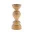 Sfesnic vintage din lemn sculptat manual, finisaj natur, 8cm