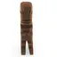 Statueta vintage din lemn sculptat manual, figurina stilizata simpla, 21cm