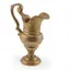 Cana decorativa din bronz vintage, model auriu cu maner lucrat, 14,5cm