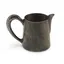 Cana mica din metal vintage, model argintiu inchis, 4cm