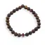 Bratara pe elastic Ochi de tigru sfere 6mm si cruce