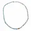 Colier Apatit neuniform si sfere 3-6mm, Cuart fumuriu neuniform 5-8mm si steluta din Hematit auriu 6mm