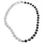 Colier Piatra Lunii sfere 3mm si banuti 8mm si Cuart fumuriu banuti 7-8mm cu steluta din Hematit auriu 6mm