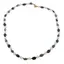 Colier Piatra lunii sfere 5mm, Granat si Aventurin dark neuniform 5-8mm si Hematit auriu sfere fatetate 2mm