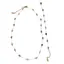 Set bratara si colier Fluorit cuburi fatetate si lant auriu, 4mm