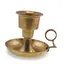 Sfesnic vintage din alama cu maner tip inel, 8,5cm