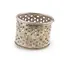Suport vintage pentru pahar din metal perforat, 8cm