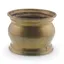 Vas vintage din alama, forma bombata clasica, 11cm