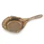Scrumiera vintage din alama, model decorativ, 17cm