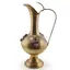 Ulcior vintage din alama decorata cu pietre ornamentale, 25cm