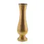 Vaza vintage din alama gravata, model oriental, 19cm