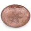 Farfurie decorativa vintage din cupru ciocanit, model stea, 16,5cm
