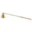 Stingator vintage din alama pentru lumanari, model clopot, 29cm