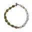 Bratara Peridot neuniform si sfere 3-6mm cu Piatra lunii neuniforma 6-8mm si steluta din Hematit auriu 6mm