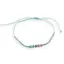 Bratara snur albastru, Turcoaz discuri 5mm