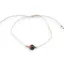 Bratara snur crem, Ochi de tigru sfera 8mm