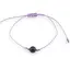 Bratara snur mov, Ametist sfera 8mm